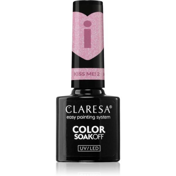 Claresa Claresa SoakOff UV/LED Color Kiss Me gel lak za nohte odtenek 2 5 g