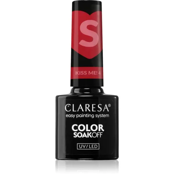 Claresa Claresa SoakOff UV/LED Color Kiss Me gel lak za nohte odtenek 4 5 g