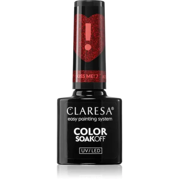 Claresa Claresa SoakOff UV/LED Color Kiss Me gel lak za nohte odtenek 5 g