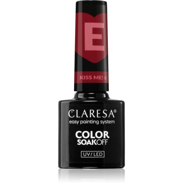 Claresa Claresa SoakOff UV/LED Color Kiss Me gel lak za nohte odtenek 6 5 g