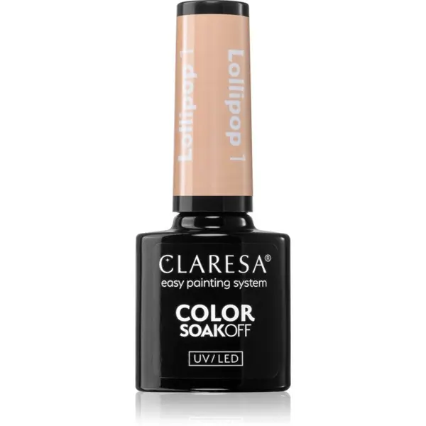 Claresa Claresa SoakOff UV/LED Color Lollipop gel lak za nohte odtenek 5 g