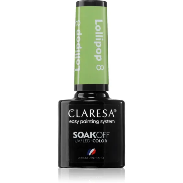 Claresa Claresa SoakOff UV/LED Color Lollipop gel lak za nohte odtenek 8 5 g