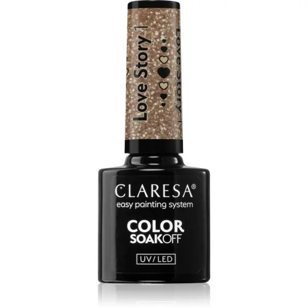 Claresa Claresa SoakOff UV/LED Color Love Story gel lak za nohte odtenek 1 5 g