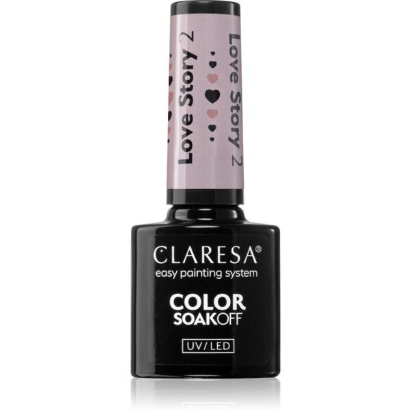 Claresa Claresa SoakOff UV/LED Color Love Story gel lak za nohte odtenek 2 5 g