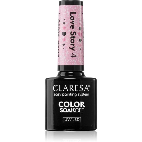 Claresa Claresa SoakOff UV/LED Color Love Story gel lak za nohte odtenek 4 5 g