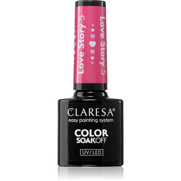 Claresa Claresa SoakOff UV/LED Color Love Story gel lak za nohte odtenek 5 5 g