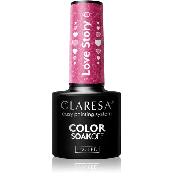 Claresa Claresa SoakOff UV/LED Color Love Story gel lak za nohte odtenek 6 5 g
