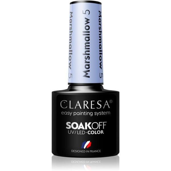 Claresa Claresa SoakOff UV/LED Color Marshmallow gel lak za nohte odtenek 5 5 g