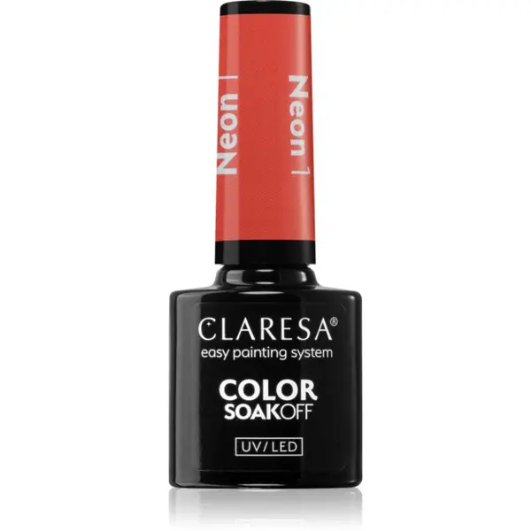 Claresa Claresa SoakOff UV/LED Color Neon gel lak za nohte odtenek 1 5 g