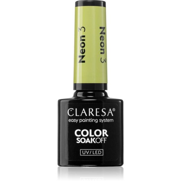 Claresa Claresa SoakOff UV/LED Color Neon gel lak za nohte odtenek 5 5 g