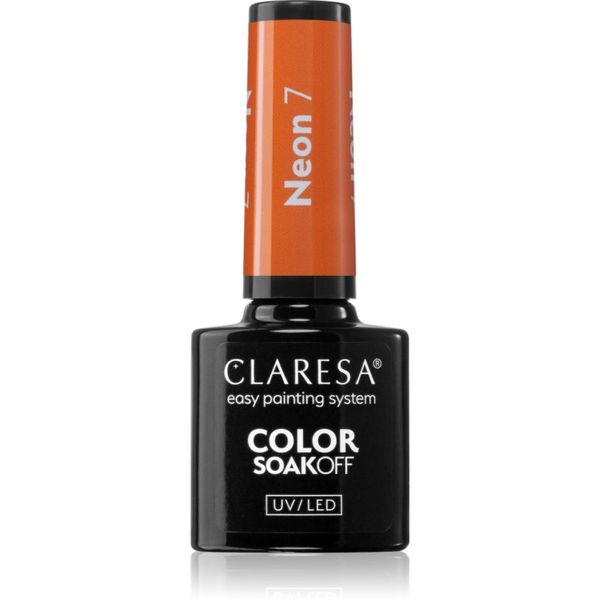 Claresa Claresa SoakOff UV/LED Color Neon gel lak za nohte odtenek 7 5 g