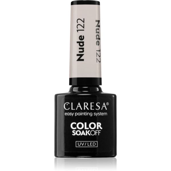 Claresa Claresa SoakOff UV/LED Color Nude gel lak za nohte odtenek 122 5 g