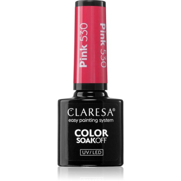 Claresa Claresa SoakOff UV/LED Color Rainbow Explosion gel lak za nohte odtenek Pink 530 5 g