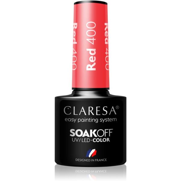 Claresa Claresa SoakOff UV/LED Color Rainbow Explosion gel lak za nohte odtenek Red 400 5 g