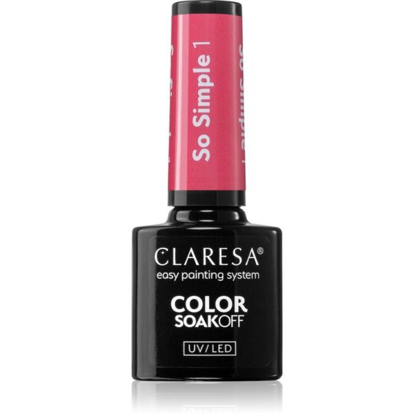 Claresa Claresa SoakOff UV/LED Color So Simple gel lak za nohte odtenek 1 5 g