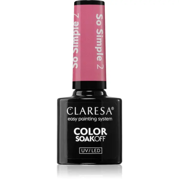 Claresa Claresa SoakOff UV/LED Color So Simple gel lak za nohte odtenek 2 5 g
