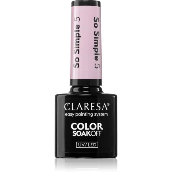 Claresa Claresa SoakOff UV/LED Color So Simple gel lak za nohte odtenek 5 5 g