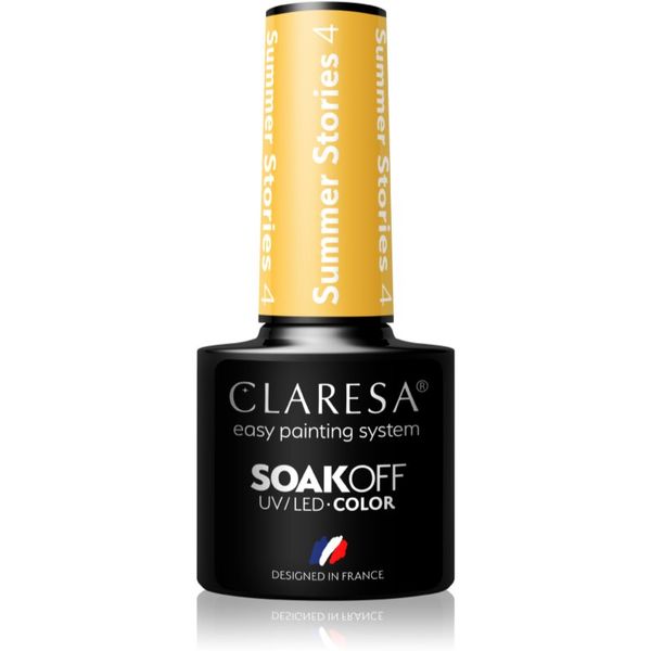 Claresa Claresa SoakOff UV/LED Color Summer Stories gel lak za nohte odtenek 4 5 g