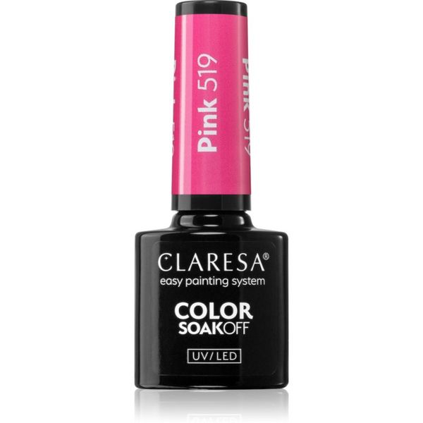 Claresa Claresa SoakOff UV/LED Color Sunny Garden gel lak za nohte odtenek Pink 519 5 g