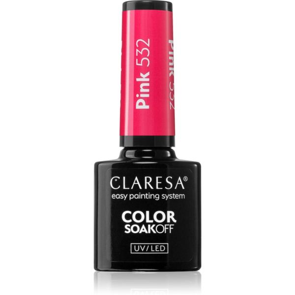 Claresa Claresa SoakOff UV/LED Color Sunny Garden gel lak za nohte odtenek Pink 532 5 g