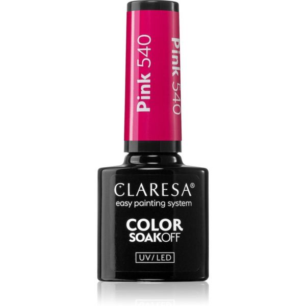 Claresa Claresa SoakOff UV/LED Color Sunny Garden gel lak za nohte odtenek PINK 540 5 g