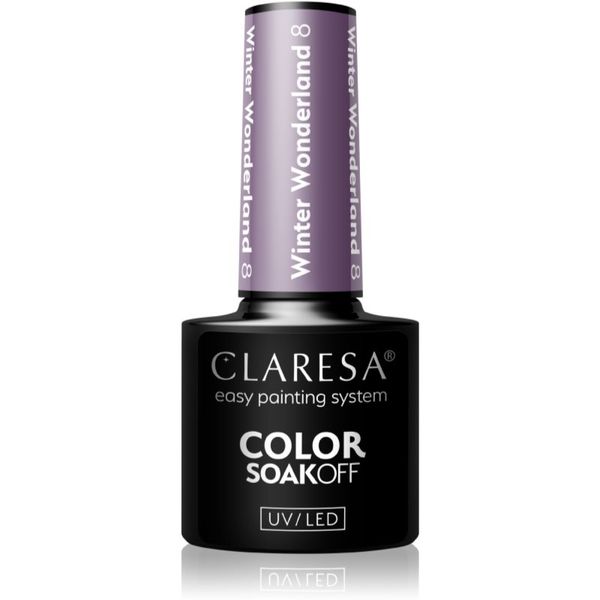 Claresa Claresa SoakOff UV/LED Color Winter Wonderland gel lak za nohte odtenek 8 5 g