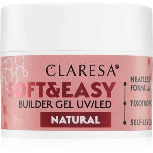 Claresa Claresa Soft&Easy Builder Gel osnovni gel za nohte odtenek Natural 12 g