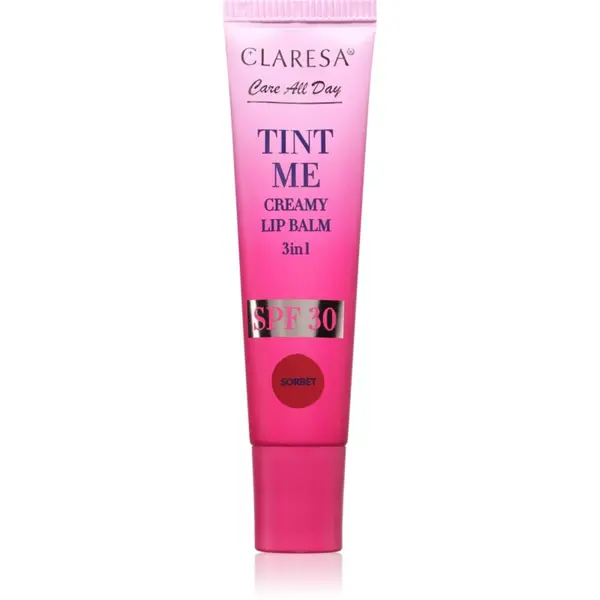 Claresa Claresa Tint Me Creamy Lip Balm balzam za ustnice z vlažilnim učinkom odtenek Sorbet 12 ml