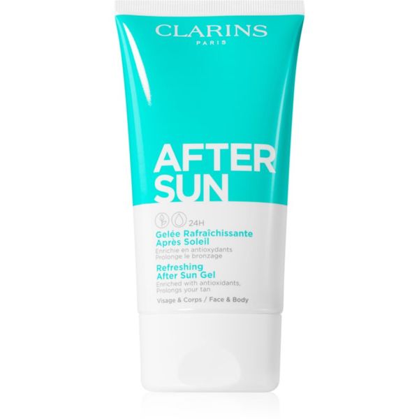 Clarins Clarins After Sun Refreshing After Sun Gel pomirjajoč gel po sončenju za obraz in telo 150 ml