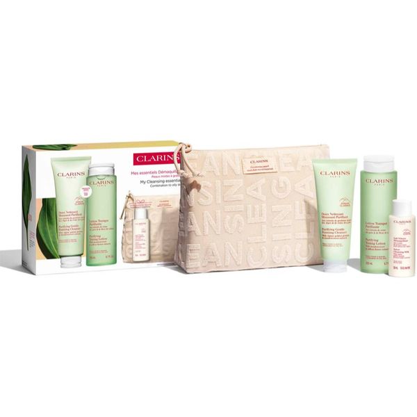 Clarins Clarins Cleansing Essentials Combination To Oily Skin darilni set za mešano do mastno kožo