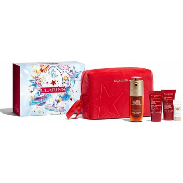 Clarins Clarins Double Serum & Super Restorative Collection darilni set za zrelo kožo Luminosity