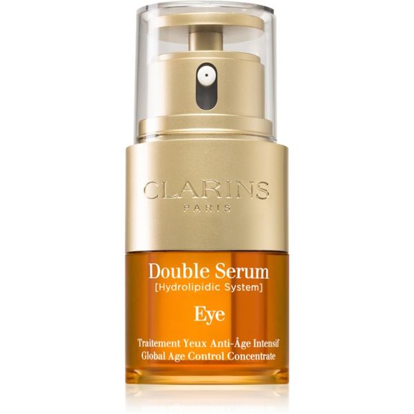 Clarins Clarins Double Serum Eye serum proti gubam za predel okoli oči s hranilnim učinkom 20 ml