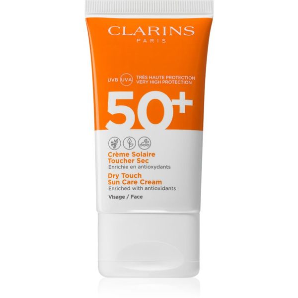 Clarins Clarins Dry Touch Sun Care Cream krema za sončenje SPF 50+ 50 ml