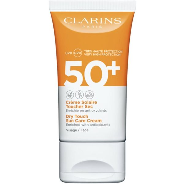 Clarins Clarins Dry Touch Sun Care Cream krema za sončenje SPF 50+ 50 ml