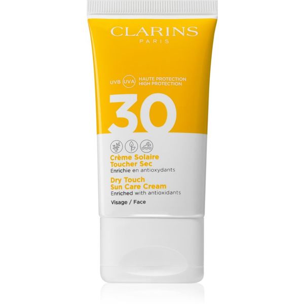 Clarins Clarins Dry Touch Sun Care Cream krema za sončenje za obraz SPF 30 50 ml
