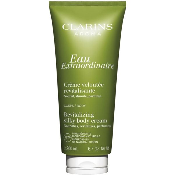 Clarins Clarins Eau Extraordinaire  Revitalizing Silky Body Cream hranilna krema za telo za mešano do mastno kožo 200 ml