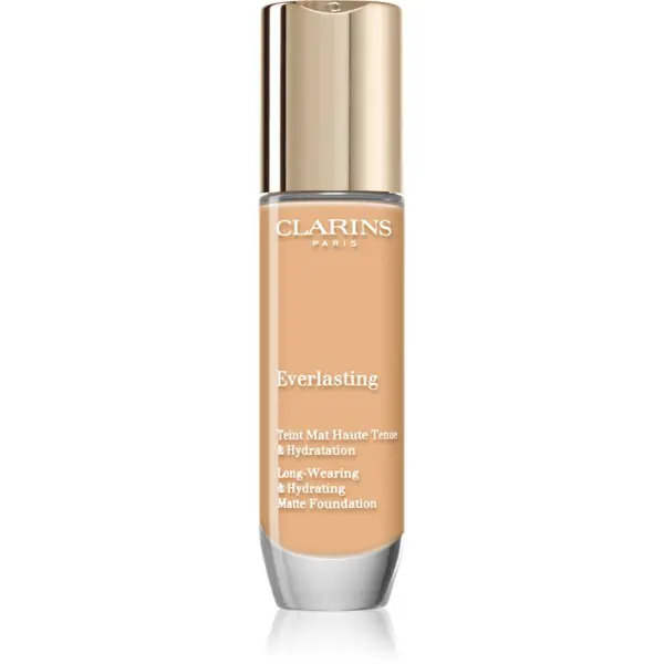 Clarins Clarins Everlasting Foundation dolgoobstojen tekoči puder z mat učinkom odtenek 110.5W Tawny 30 ml