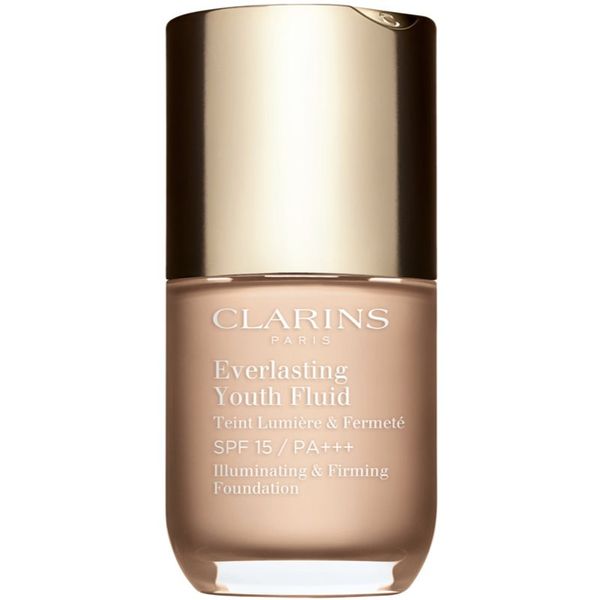 Clarins Clarins Everlasting Youth Fluid Foundation posvetlitvena podlaga SPF 15 odtenek 100 Lily 30 ml