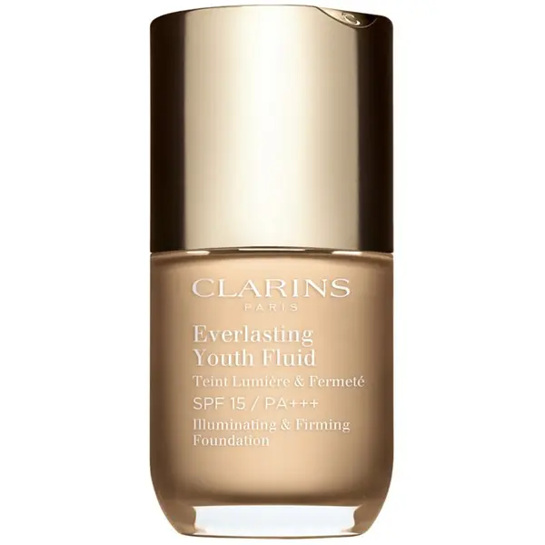Clarins Clarins Everlasting Youth Fluid Foundation posvetlitvena podlaga SPF 15 odtenek 101 Linen 30 ml