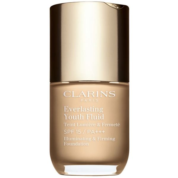 Clarins Clarins Everlasting Youth Fluid Foundation posvetlitvena podlaga SPF 15 odtenek 101 Linen 30 ml