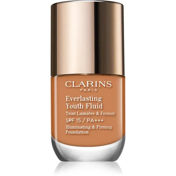 Clarins Clarins Everlasting Youth Fluid Foundation posvetlitvena podlaga SPF 15 odtenek 112 Amber 30 ml