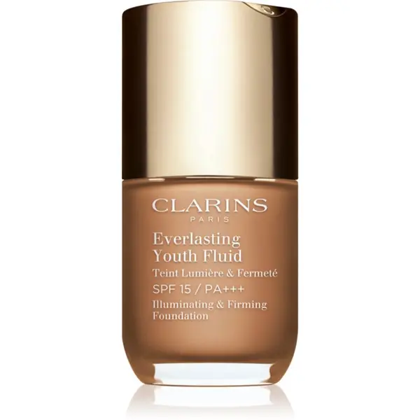 Clarins Clarins Everlasting Youth Fluid Foundation posvetlitvena podlaga SPF 15 odtenek 113 Chestnut 30 ml