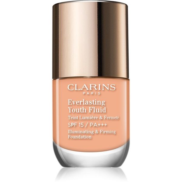 Clarins Clarins Everlasting Youth Fluid posvetlitvena podlaga SPF 15 odtenek 107 Beige 30 ml