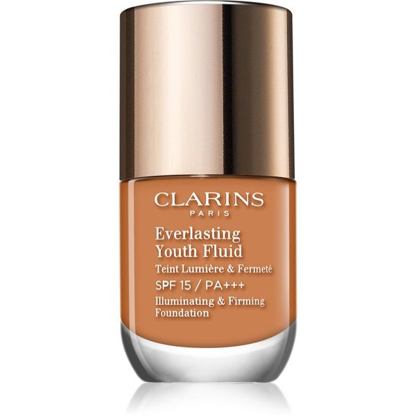 Clarins Clarins Everlasting Youth Fluid posvetlitvena podlaga SPF 15 odtenek 114 Cappuccino 30 ml