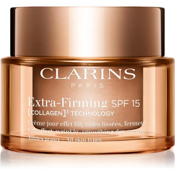 Clarins Clarins Extra-Firming Day Cream SPF15 dnevna lifting krema proti gubam SPF 15 50 ml