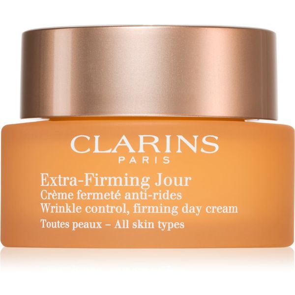 Clarins Clarins Extra-Firming Day dnevna lifting krema proti gubam za vse tipe kože 50 ml