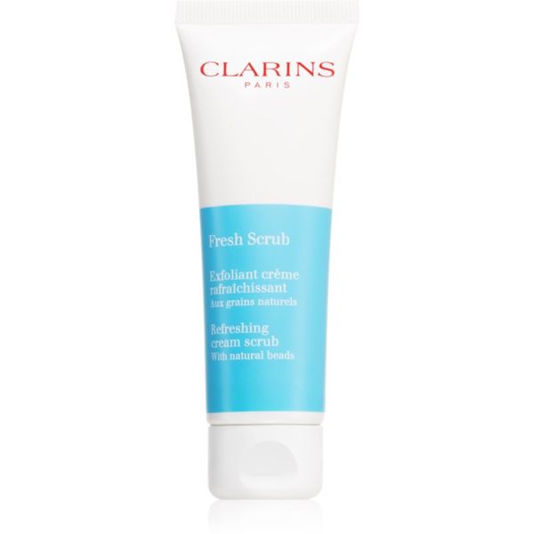 Clarins Clarins Fresh Scrub Refreshing Cream Scrub kremasti piling za osvetljevanje kože in hidratacijo 50 ml
