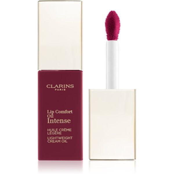 Clarins Clarins Lip Comfort Oil Intense oljast sijaj za ustnice s hranilnim učinkom odtenek 02 Intense Plum 6 ml