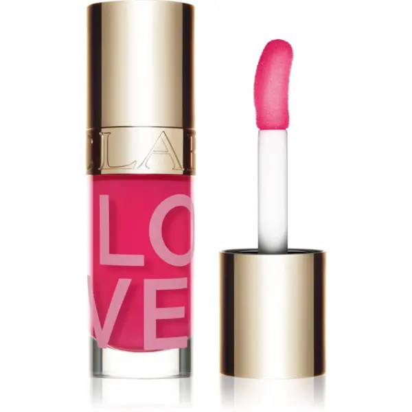 Clarins Clarins Lip Comfort Oil Love Collection olje za ustnice z vlažilnim učinkom odtenek 31 rosy kiss 7 ml