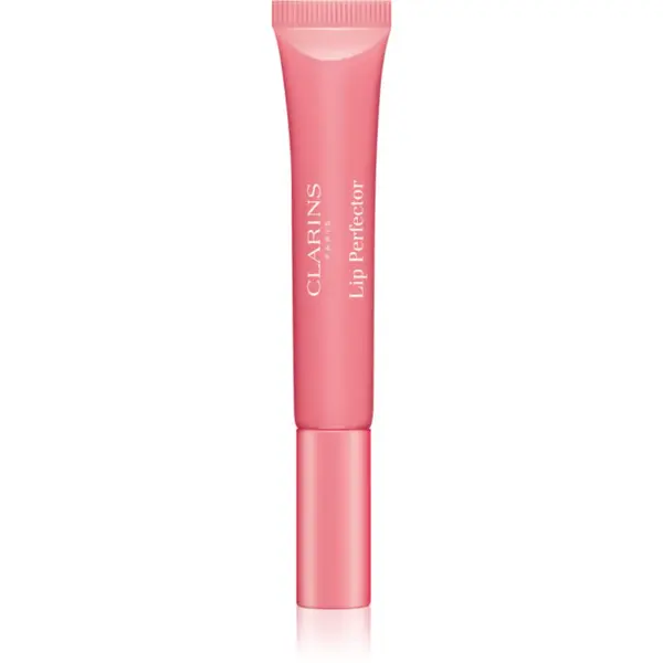 Clarins Clarins Lip Perfector Shimmer sijaj za ustnice z vlažilnim učinkom odtenek 01 Rose Shimmer 12 ml
